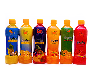 Frufru fruit drink Ghadco Wholesaler distribution kano (Zobo, Mango, Blackcurrant, Water mellon, Pinneapple, mixed fruit, orange, ginger, Peach and Tamarind)